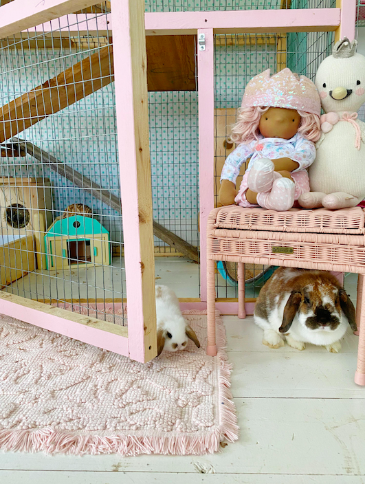 diy rabbit cage
