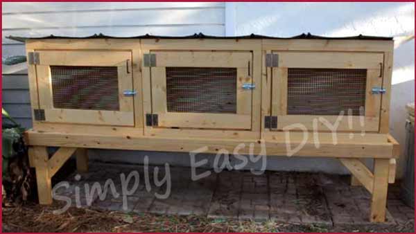 how to build a rabbit cage